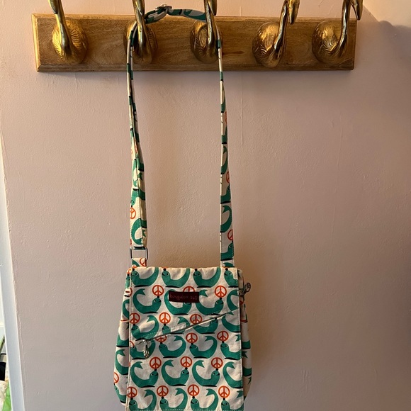 Small messenger bag unbleached canvas seals ☮️ - Picture 3 of 3